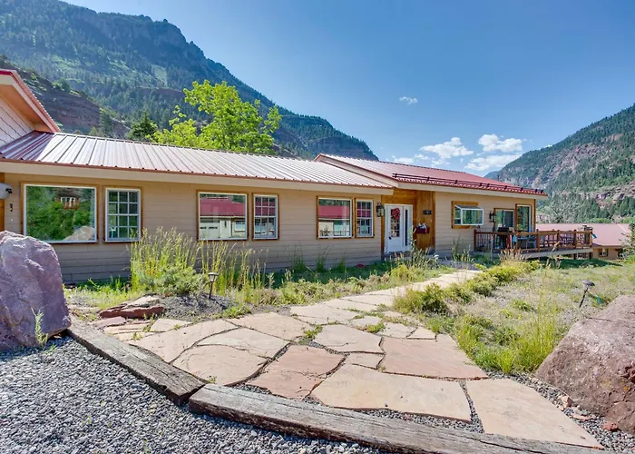 Magnificent Ouray Home W/ Deck & Mountain Views!